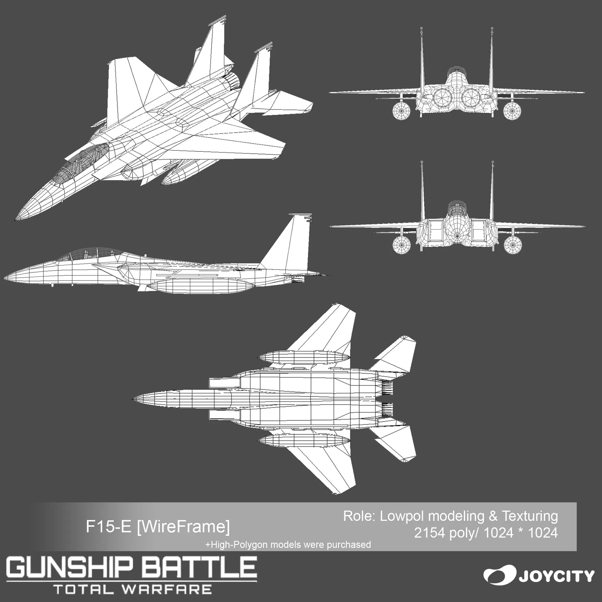 F15 E WireFrame