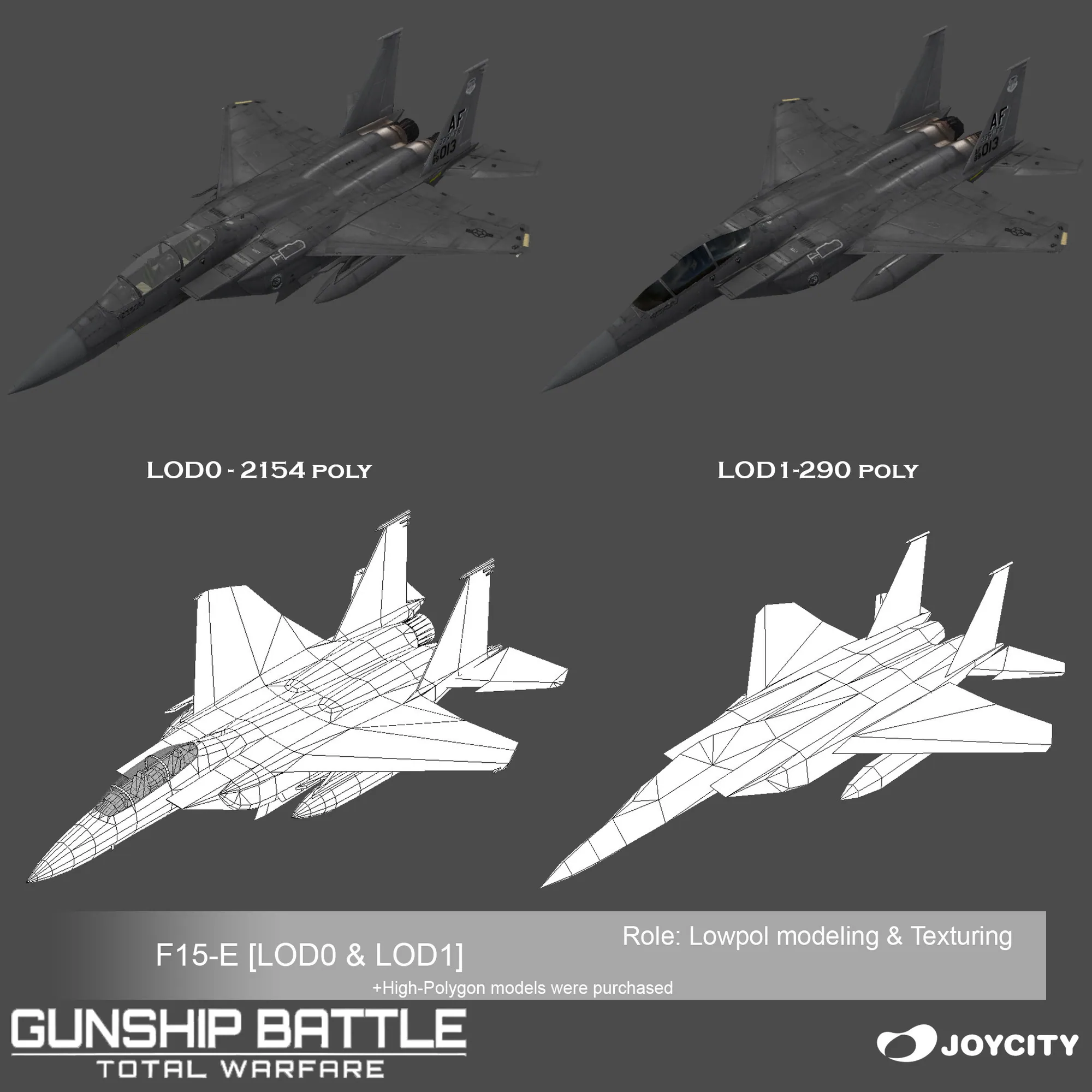 F15 E LODs