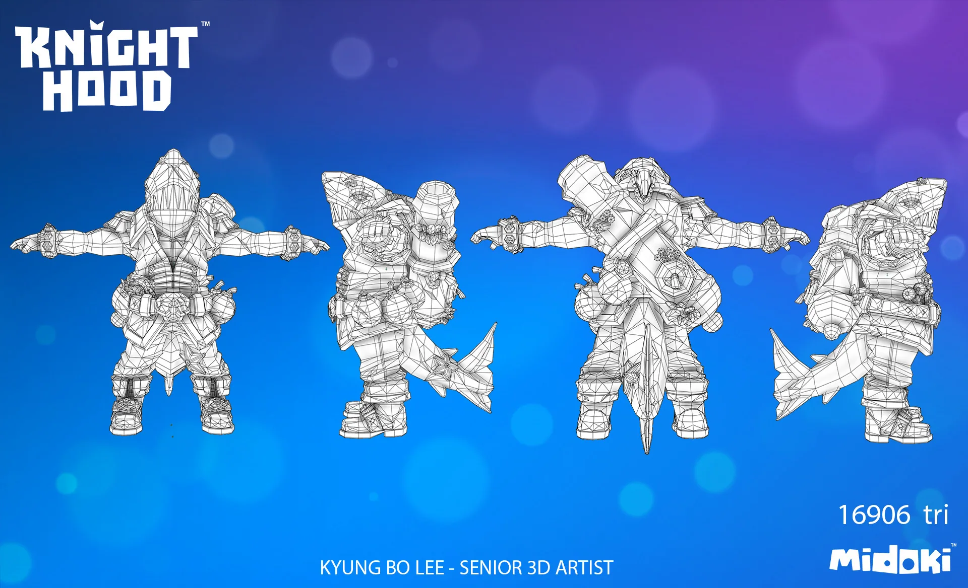 Maya T-Pose Wireframe Screenshot
