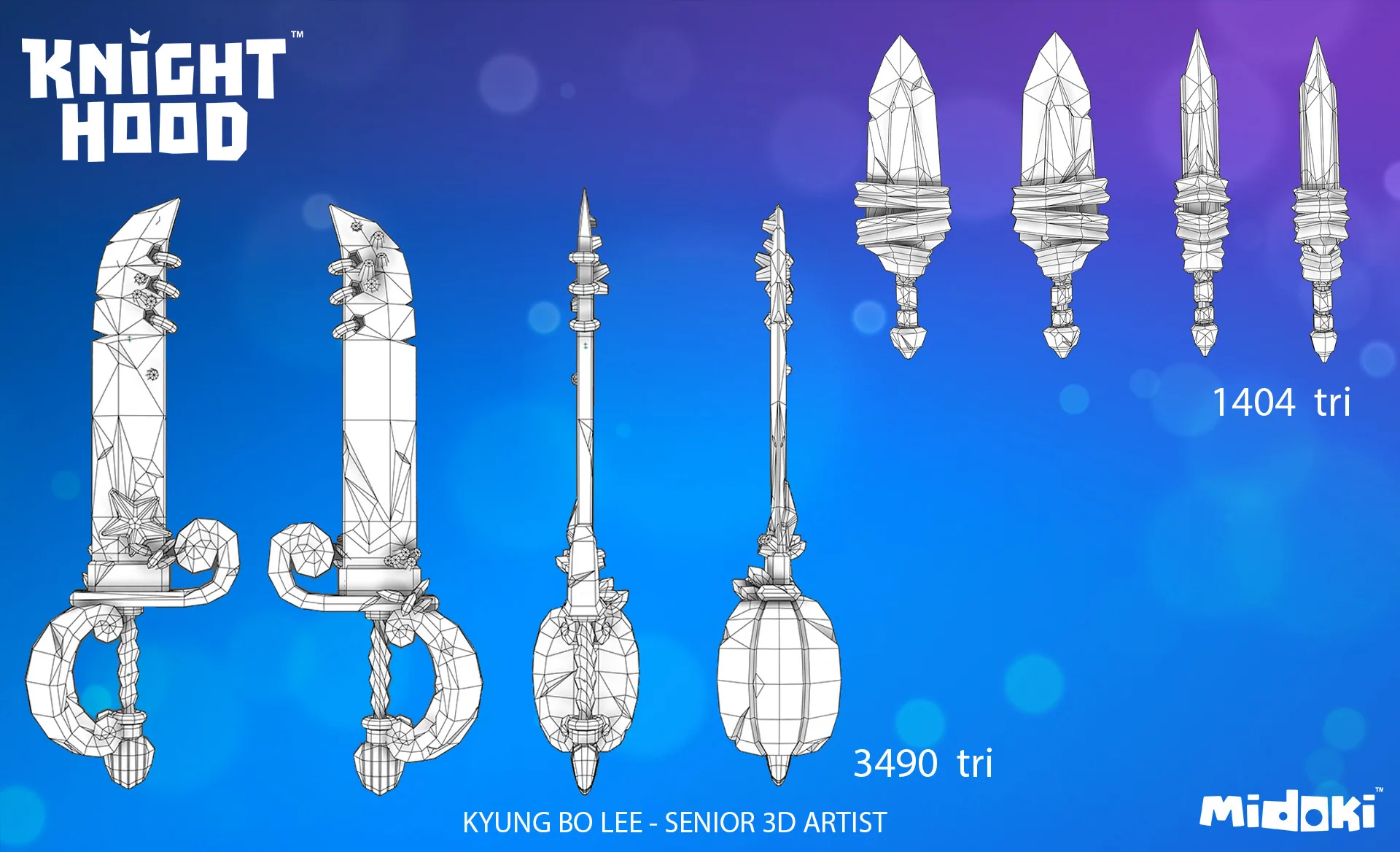 Maya Weapon WireframeScreenshot