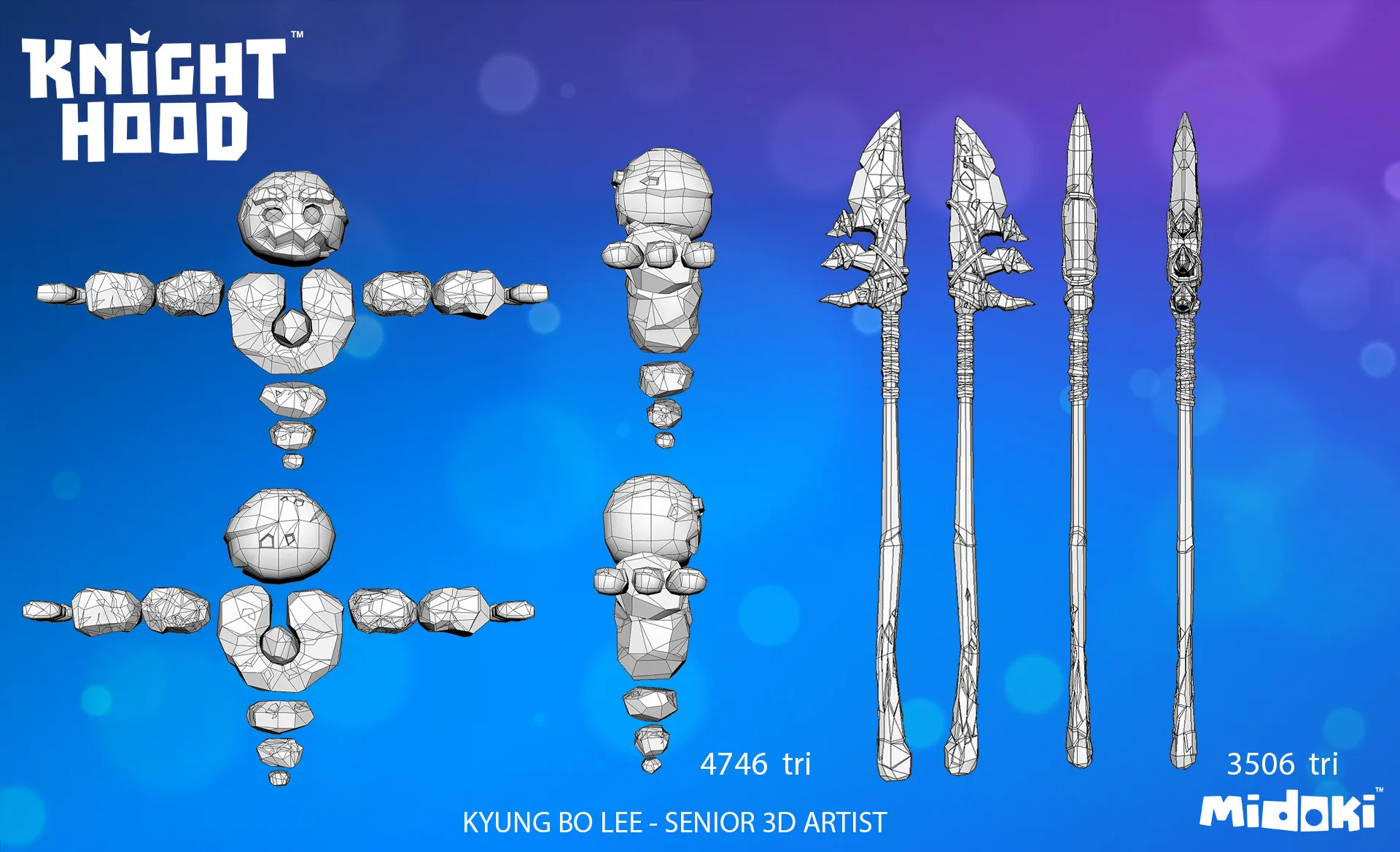 Maya Weapon & Companion Wireframe Screenshot