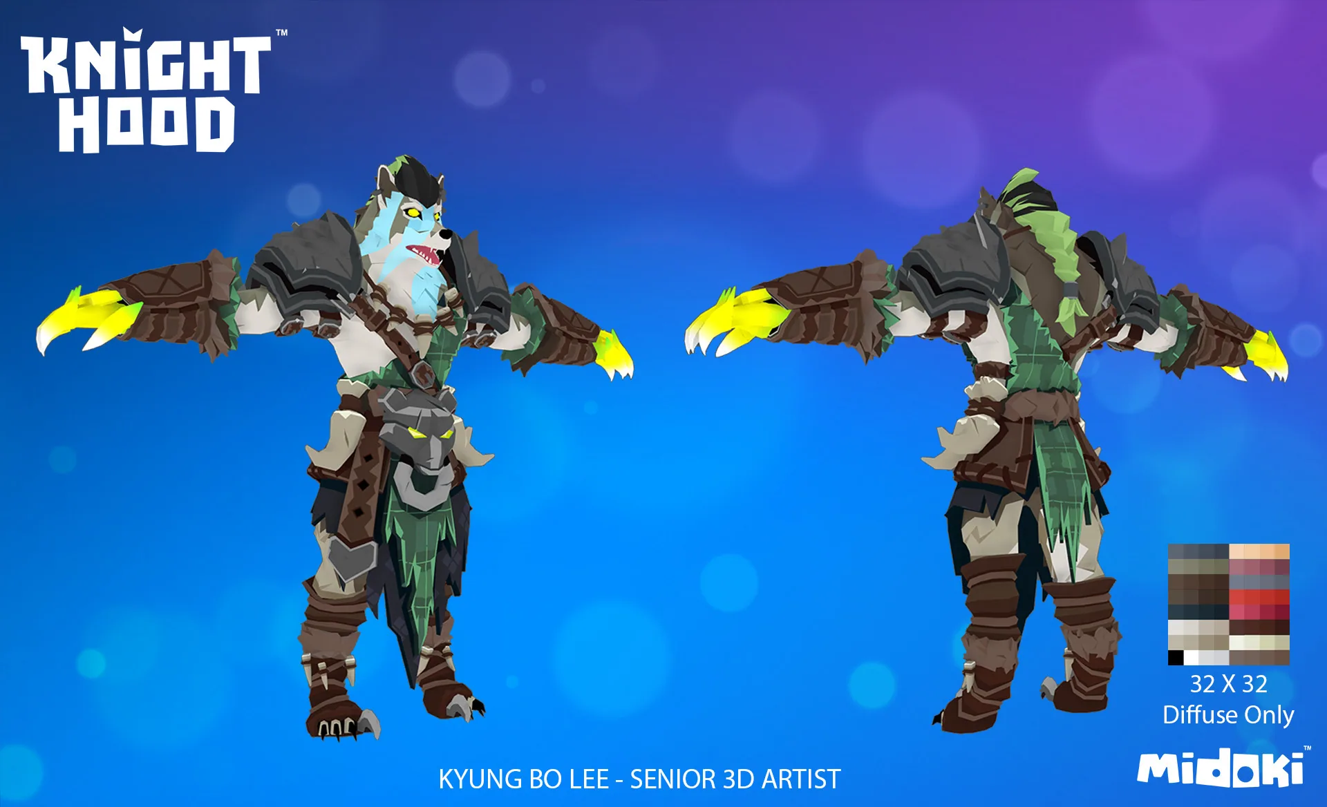 Maya T-Pose Diffuse Only Screenshot