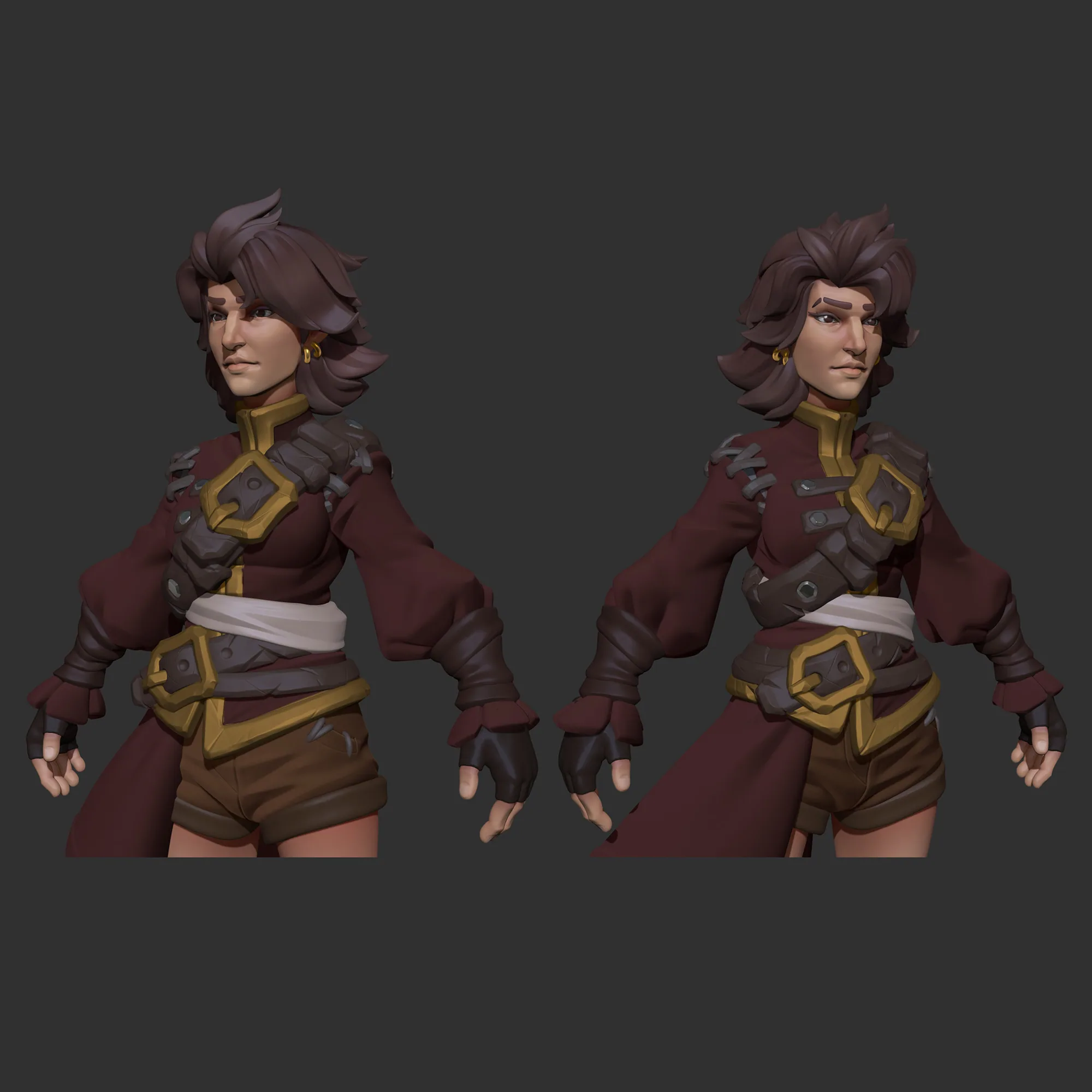 Pirate Character – Experimental Art Process — image 2