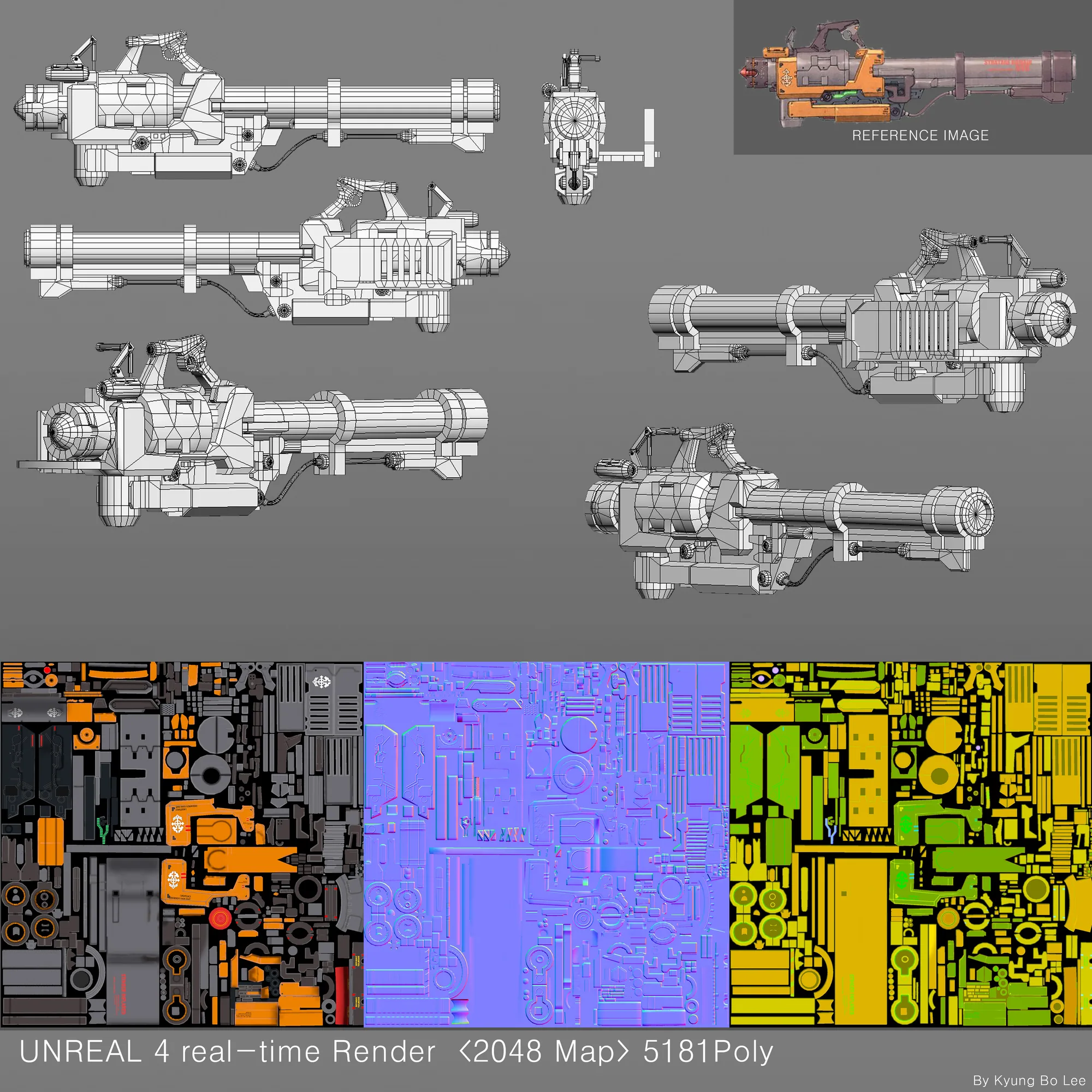 Unreal4 Wireframe / Texture